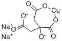 DISODIUM CUPRIC CITRATE Structure