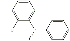 (S)-(2-METHOXYPHENYL)METHYLPHENYLPHOSPHINE Struktur