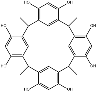C-甲基间苯二酚类杯[4]芳烃, 65338-98-9, 结构式