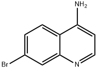 4-アミノ-7-ブロモキノリン 化学構造式