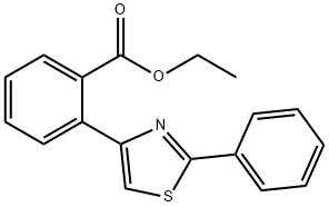 ETHYL 2-(2-PHENYL-1,3-THIAZOL-4-YL)BENZENECARBOXYLATE|