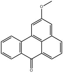2-methoxy-7H-benzo[de]anthracen-7-one Struktur