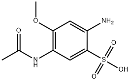 2-amino-4-methoxy-5-acetamidobenzenesulfonic acid,6535-68-8,结构式