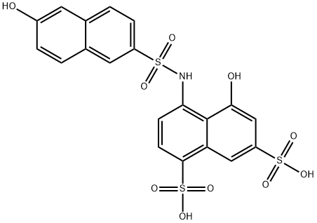 6535-71-3 5-hydroxy-4-[[(6-hydroxy-2-naphthyl)sulphonyl]amino]naphthalene-1,7-disulphonic acid