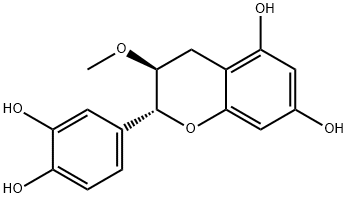 (2R-trans)-2-(3,4-dihydroxyphenyl)-3,4-dihydro-3-methoxy-2H-1-benzopyran-5,7-diol Structure