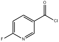 2-氟吡啶-5-甲酰氯 结构式