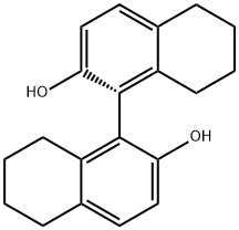 (R)-(+)-5,5'',6,6'',7,7'',8,8''-八氢-1,1''-二-2-萘酚,65355-14-8,结构式