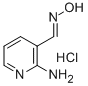 2-アミノ-ピリジン-3-カルバルデヒド オキシム ヒドロクロリド 化学構造式