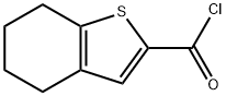 Benzo[b]thiophene-2-carbonyl chloride, 4,5,6,7-tetrahydro- (9CI) Struktur