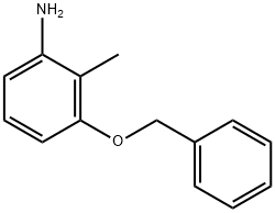 3-(BENZYLOXY)-O-TOLUIDINE Struktur