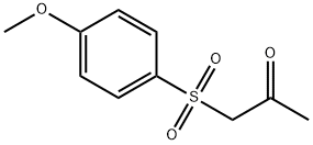 2-PROPANONE, 1-[(4-METHOXYPHENYL)SULFONYL]- Struktur