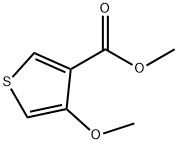 4-甲氧基噻吩-3-羧酸甲酯, 65369-22-4, 结构式