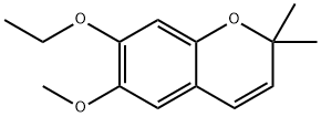 7-ETHOXY-6-METHOXY-2,2-DIMETHYLCHROMENE Struktur