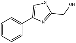 4-苯基-2-羟甲基噻唑, 65384-99-8, 结构式