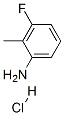 3-FLUORO-2-METHYLANILINE HYDROCHLORIDE Structure