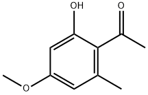 2-Acetyl-3-methyl-5-methoxyphenol Struktur