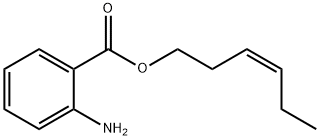 (3Z)-3-己烯-1-醇-2-氨基苯甲酸酯 结构式