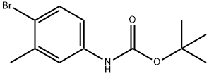 N-BOC-4-ブロモ-3-メチルアニリン 化学構造式