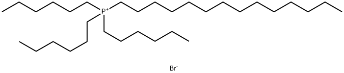 臭化トリヘキシルテトラデシルホスホニウム 化学構造式
