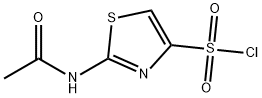 2-ACETYLAMINO-THIAZOLE-5-SULFONYL CHLORIDE 化学構造式