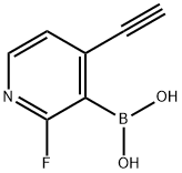 Boronic acid, (4-ethynyl-2-fluoro-3-pyridinyl)- (9CI) Struktur