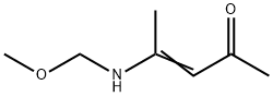 3-Penten-2-one, 4-[(methoxymethyl)amino]- (9CI) Struktur