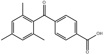 4-(异丙叉丙酮甲基)苯甲酸 结构式