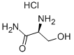 L-丝氨酰胺盐酸盐 结构式