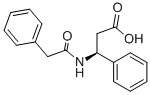 (S)-N-PHENYLACETYL-BETA-PHENYLALANINE 结构式