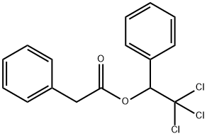 2,2,2-trichloro-1-phenylethyl phenylacetate Structure