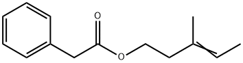 3-methylpent-3-enyl phenylacetate 结构式