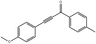 3-(4-METHOXY-PHENYL)-1-(4-METHYLPHENYL)-PROPYNONE 化学構造式