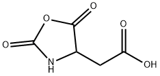 2,5-ジオキソ-4-オキサゾリジン酢酸 化学構造式
