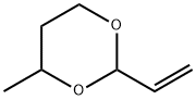 2-エテニル-4-メチル-1,3-ジオキサン 化学構造式