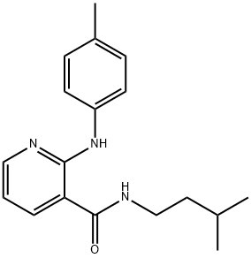 N-(3-methylbutyl)-2-[(4-methylphenyl)amino]pyridine-3-carboxamide Structure