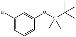 1-BROMO-3-(TERT-BUTYLDIMETHYLSILOXY)BENZENE Struktur
