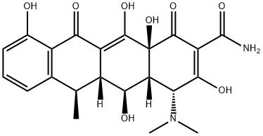 6-Deoxy-4-epioxytetracycline 化学構造式