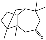 octahydro-1,5,5,8a-tetramethyl-1,4-methanoazulen-7-(1H)-one Struktur