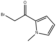 Ethanone, 2-bromo-1-(1-methyl-1H-pyrrol-2-yl)- (9CI) Structure