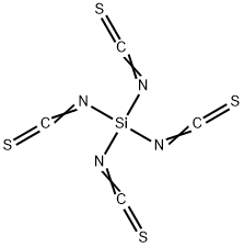 四异硫氰酸硅,6544-02-1,结构式