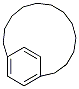 ビシクロ[12.2.2]オクタデカ-14,16(1),17-トリエン 化学構造式