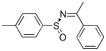 Benzenesulfinamide, 4-methyl-N-(1-phenylethylidene)-, (S)- Struktur