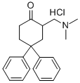 N,N-Dimethyl-2-aminomethyl-4,4-diphenylcyclohexanone hydrochloride Structure