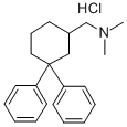 Dimethylaminomethyl-3,3-diphenylcyclohexane hydrochloride,65445-78-5,结构式