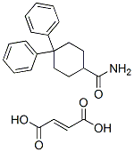 but-2-enedioic acid, (4,4-diphenylcyclohexyl)methanamine Structure