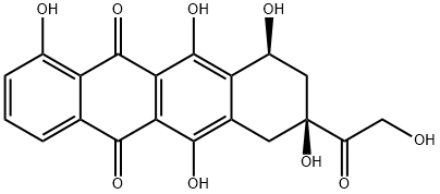 4-O-DesMethyldoxorubicinone Struktur