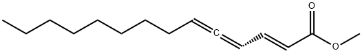 (2E,4S)-Tetradeca-2,4,5-trienoic acid methyl ester Struktur