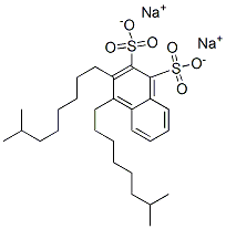 disodium diisononylnaphthalenedisulphonate 化学構造式