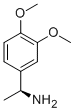 (S)-1-(3,4-ジメトキシフェニル)エチルアミン 化学構造式