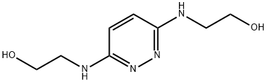 2-({6-[(2-HYDROXYETHYL)AMINO]PYRIDAZIN-3-YL}AMINO)ETHAN-1-OL Struktur